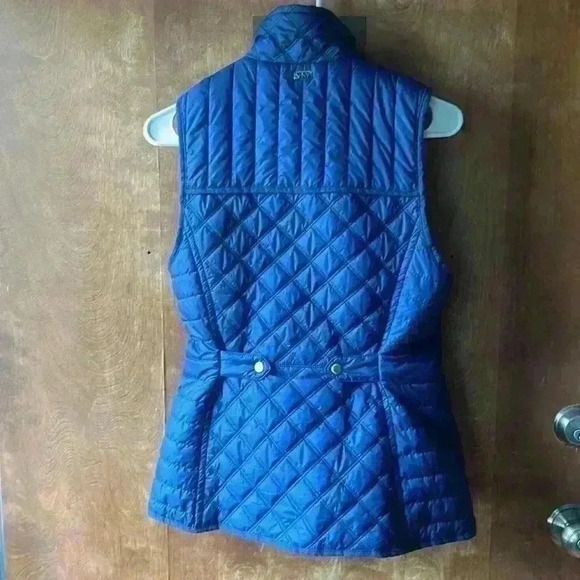 MARC NEW YORK QUILTED NAVY BLUE VEST - S - Picture 2 of 9